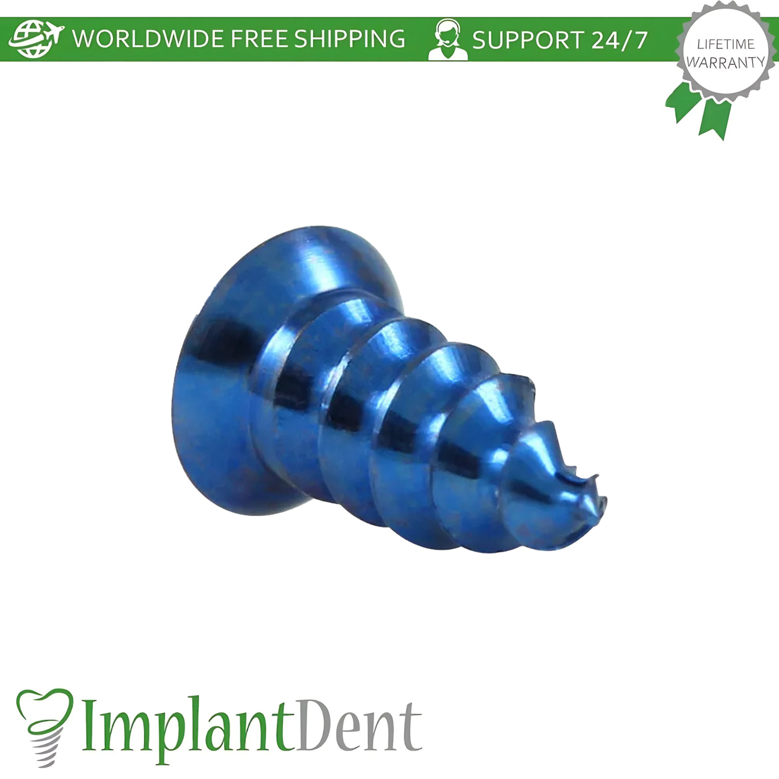5x Dental Self Drilling 2.0mm GBR Titanium Screw 4.0mm Sterile Dentistry Tool