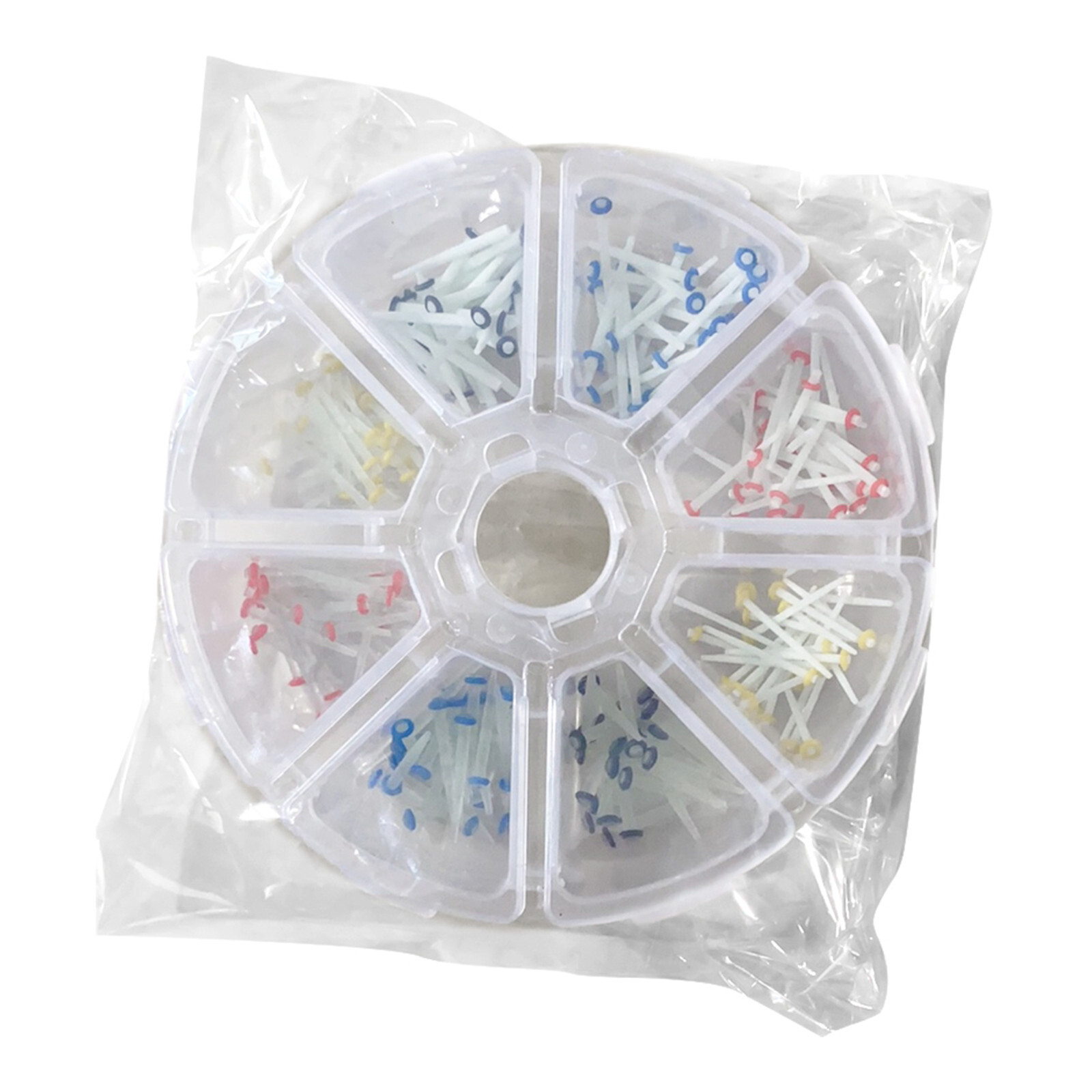 200Pc Coloful Dental Fiber Post Material Glass Fiber Composite Post Quartz Screw
