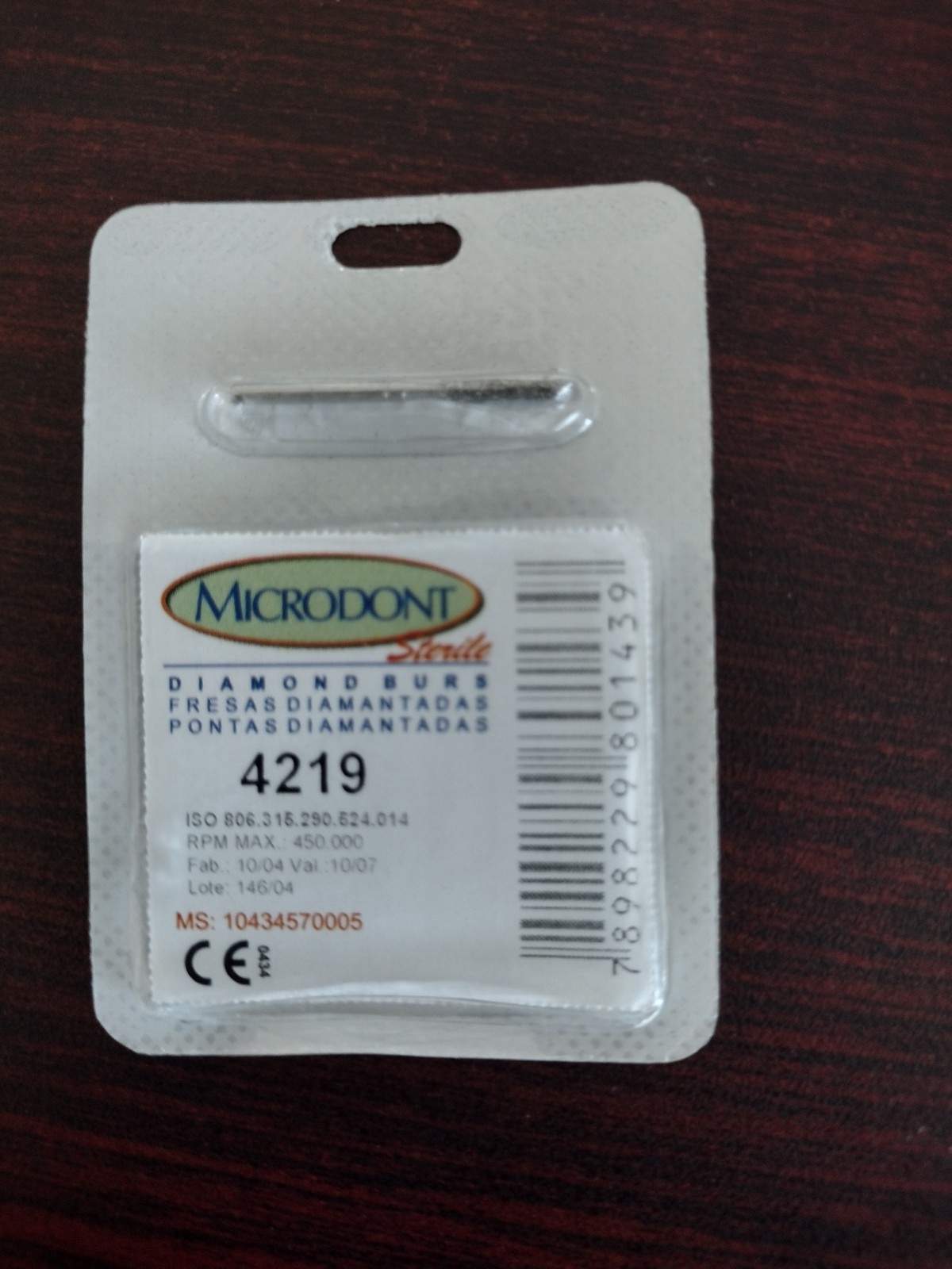 MICRODONT Round Shape 1012, 4219, 3070 FG diamond burs – Made in Brazil