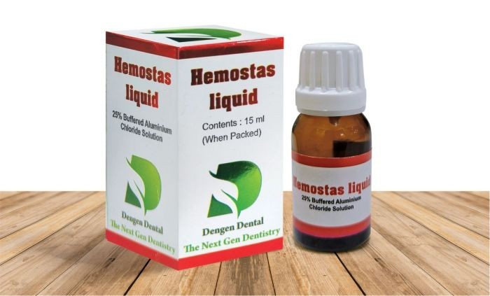 Dental HEMOSTAL Liquid 15ml Pack for Gingival Retraction Solutions HEMOSTAS
