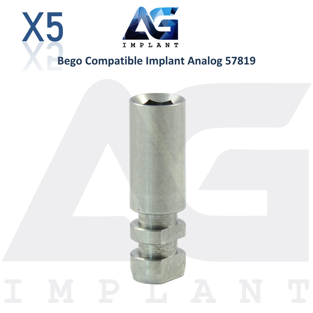 5 Fixture Analog Replica Compatible with BEGO® Ø3.75mm – 57819 Dental Lab