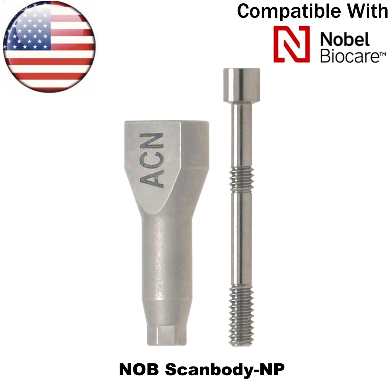 US Fits Nobel Biocare Active Dental Impression Transfer Coping Open Tray NP RP