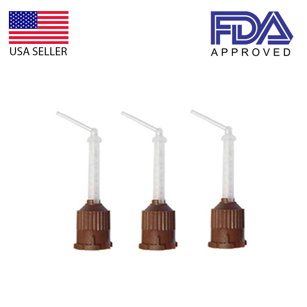 Dental Brown Tips Wide with Intraoral (X-Fine) Tips for Panavia™ SA Cement 50/Pk