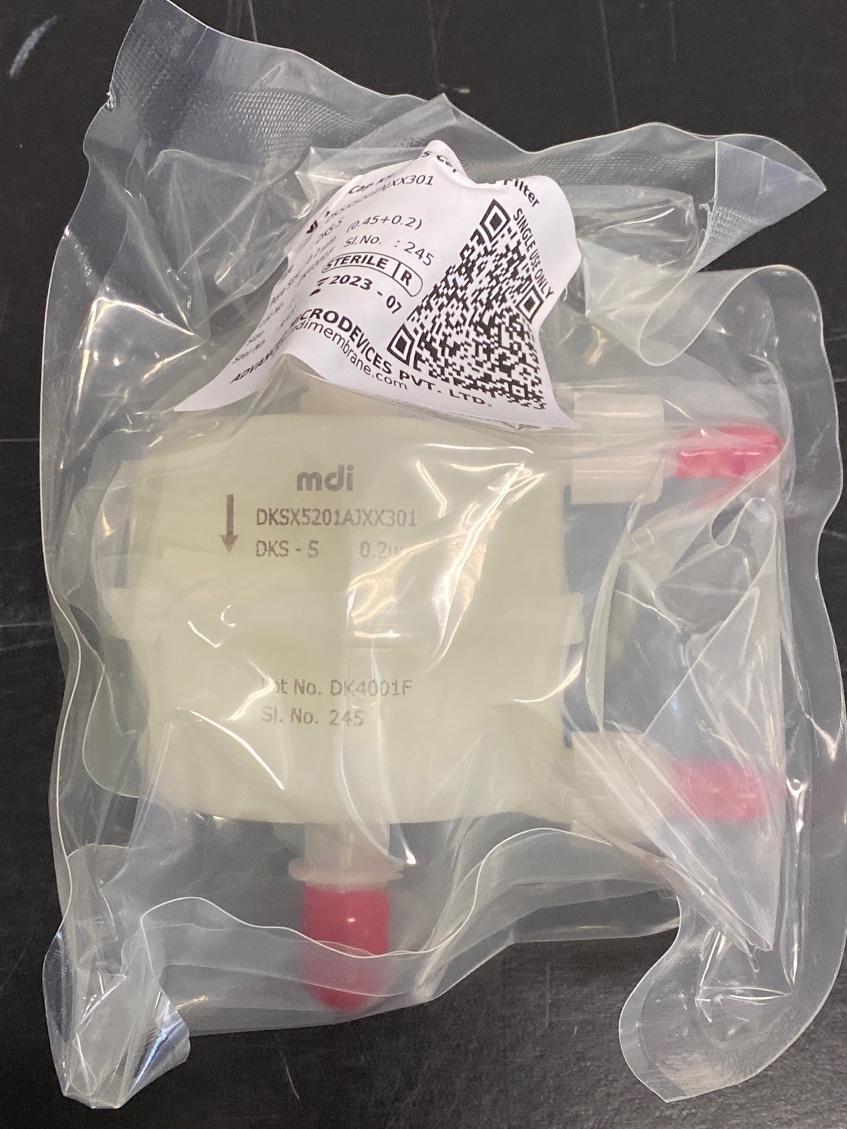 Advanced Microdevices MDI 2” AseptiCap KS-y PES Capsule Filter DKSX5201AJXX301