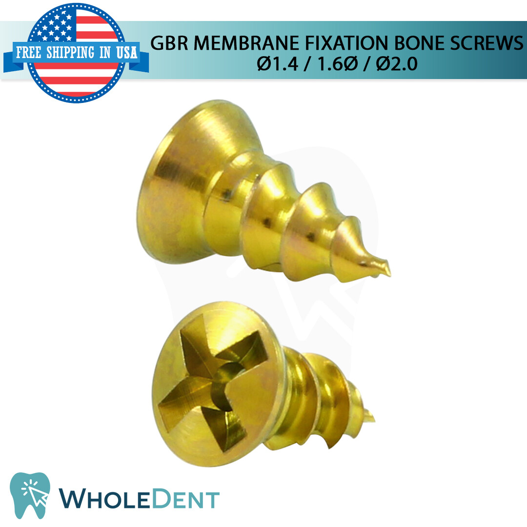 GBR Self Tapping Titanium Membrane Fixation Bon Screw Dental Im plant Sur gery