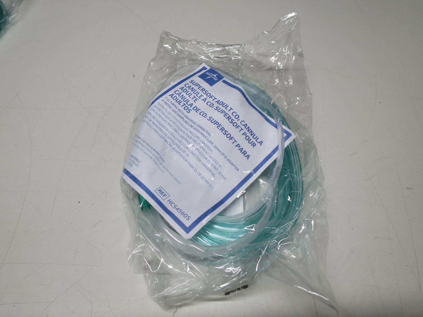Lot of 6 Medline HCS4560S 7ft 02 Tubing w/Universal Connector & 4in Pigtail