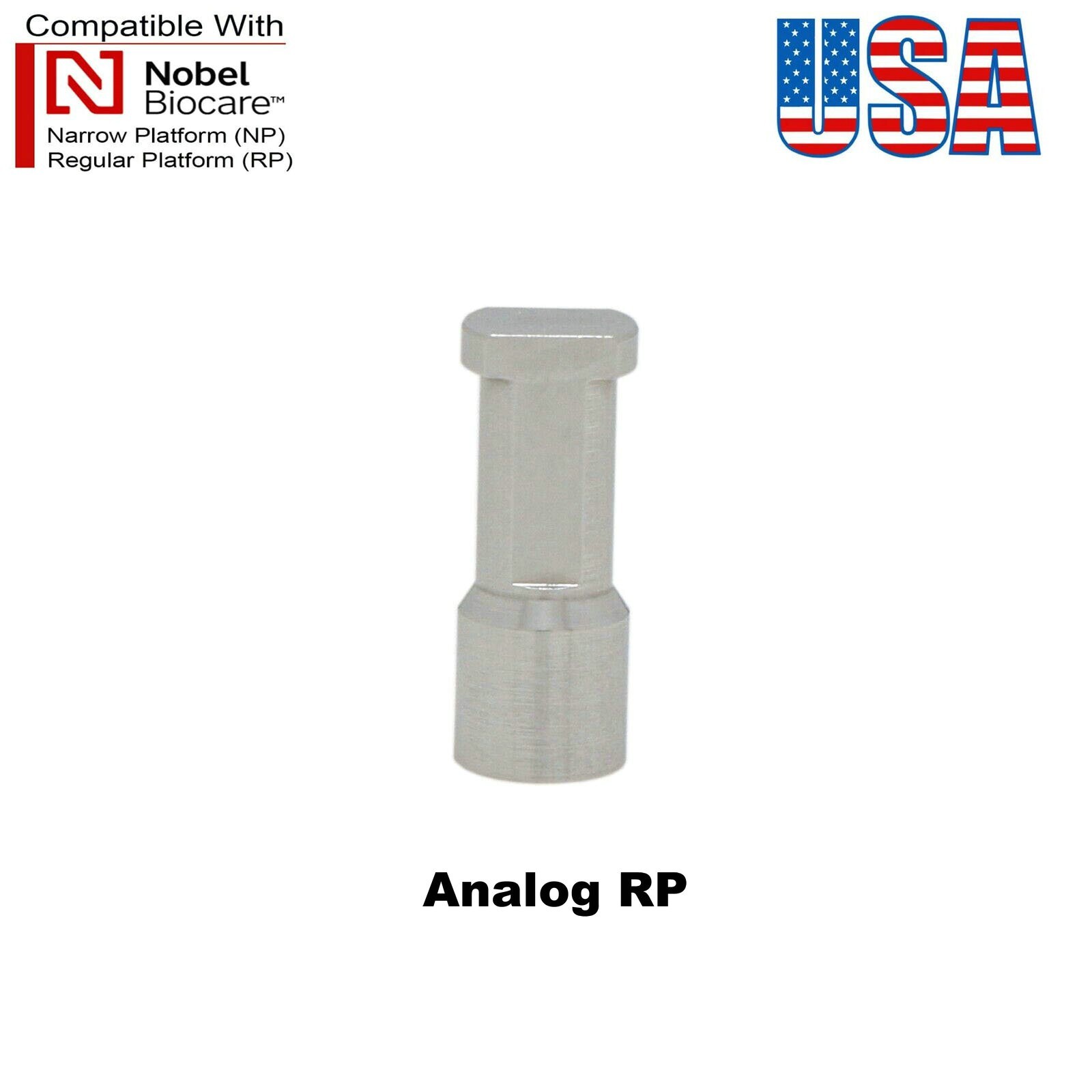 US Dental Lab Analog fits ITI Straumann/Hiossen Osstem/Nobel Biocare Implant