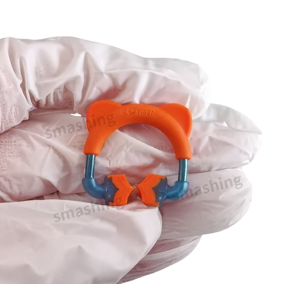New Dental Matrix Bands Ring Sectional Contoured Matrice Ni-Ti Clip Clamp Large