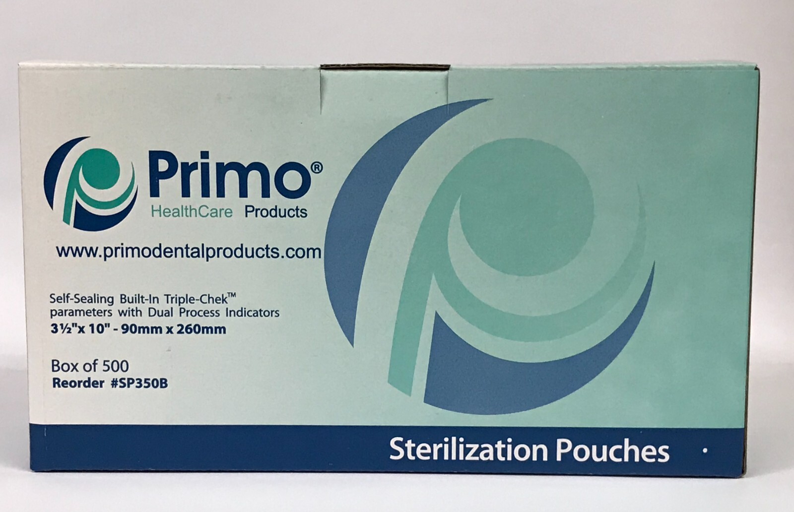 Primo Triple Chek Sterilization Pouch 3.5 x 10 (500) Bags Dental Tattoo Nail