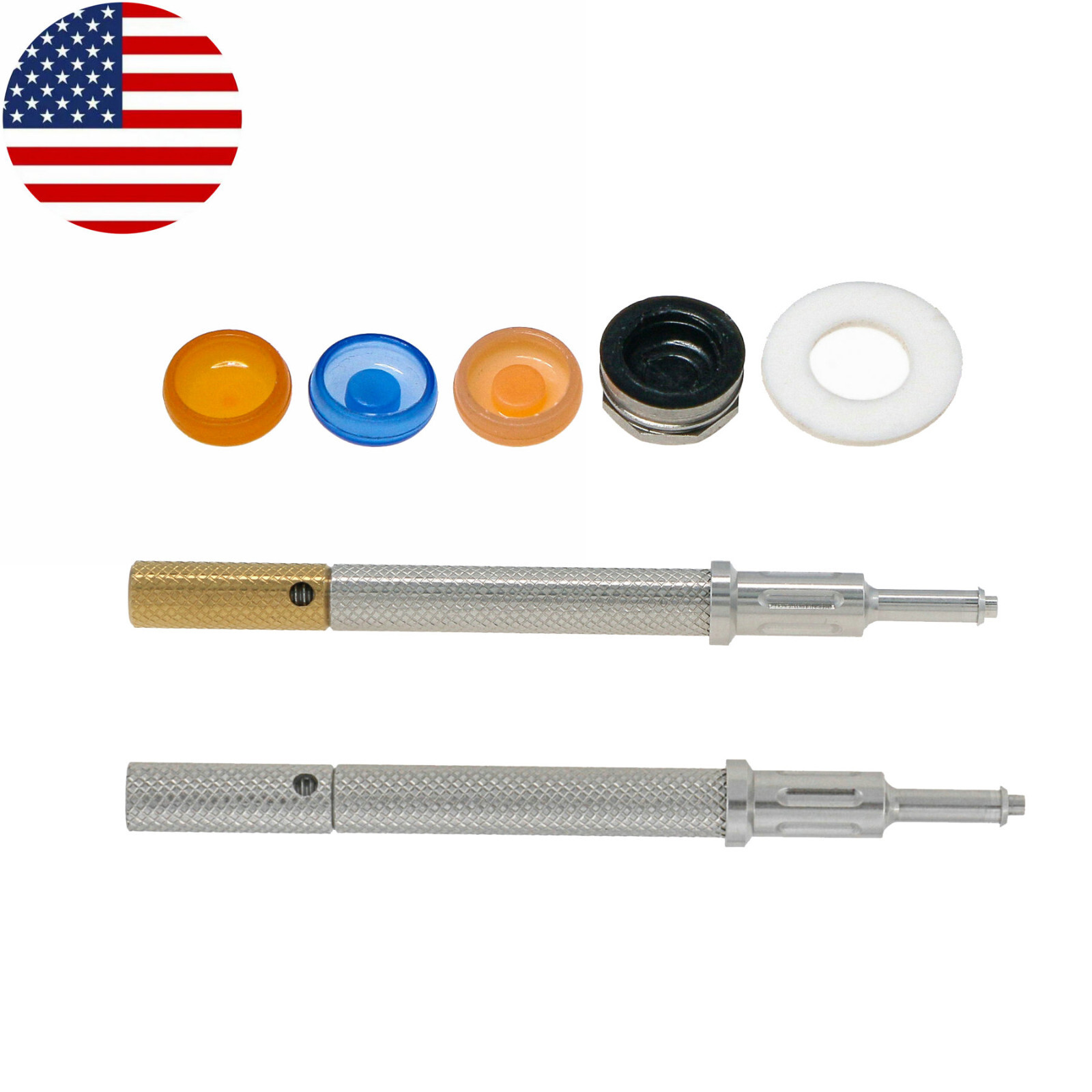 US Universal Dental Locator Retention Caps Insertion Extraction Remove Core Tool