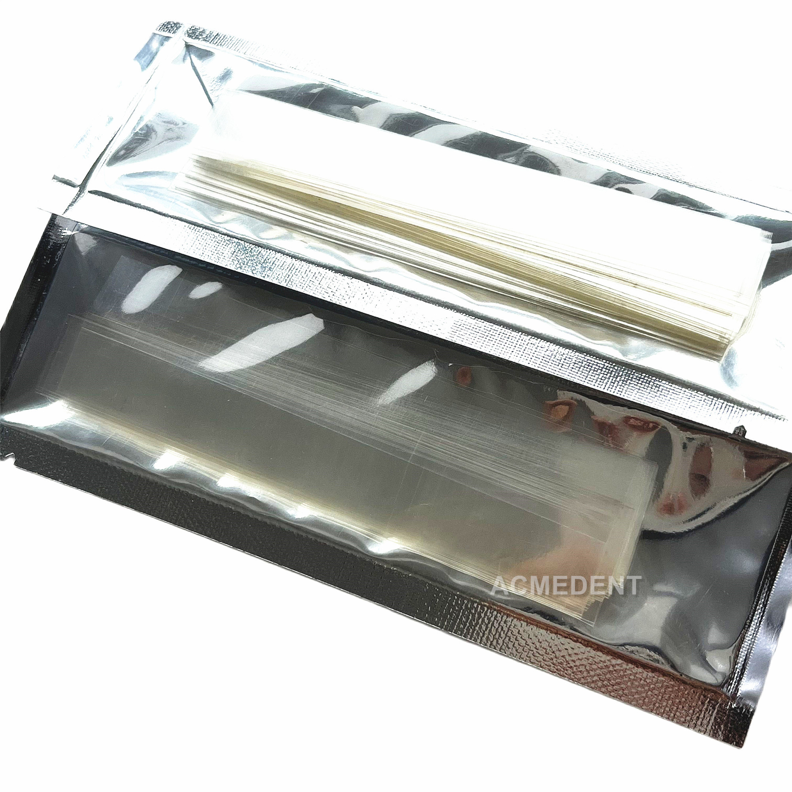 Dental Plastic Strips Crown Form Restorative Strip Transparent Clear 100Pcs/Pack