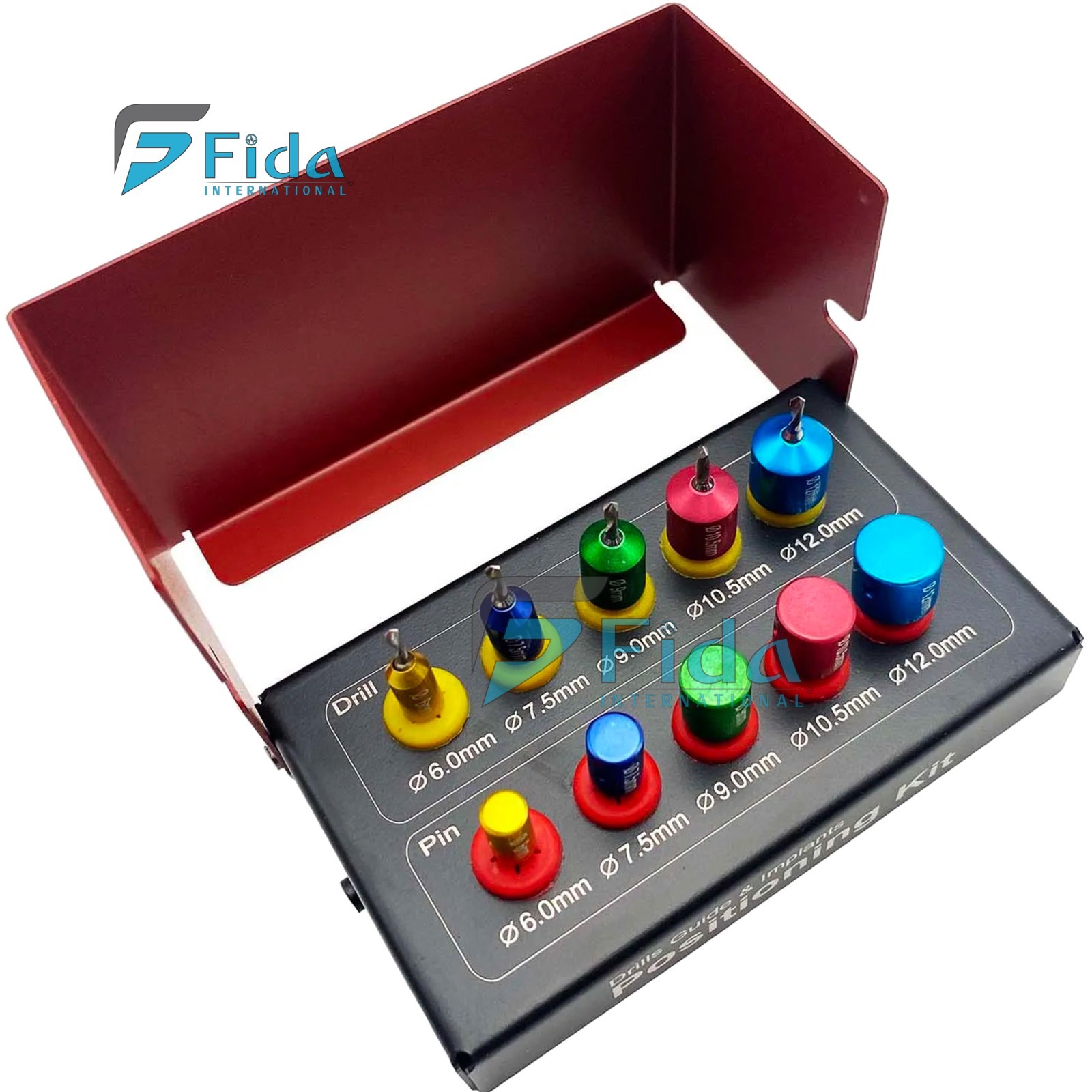 Dental Drill Guide and Implant Positioning Kit Titanium Surgery Drill Guide Pins