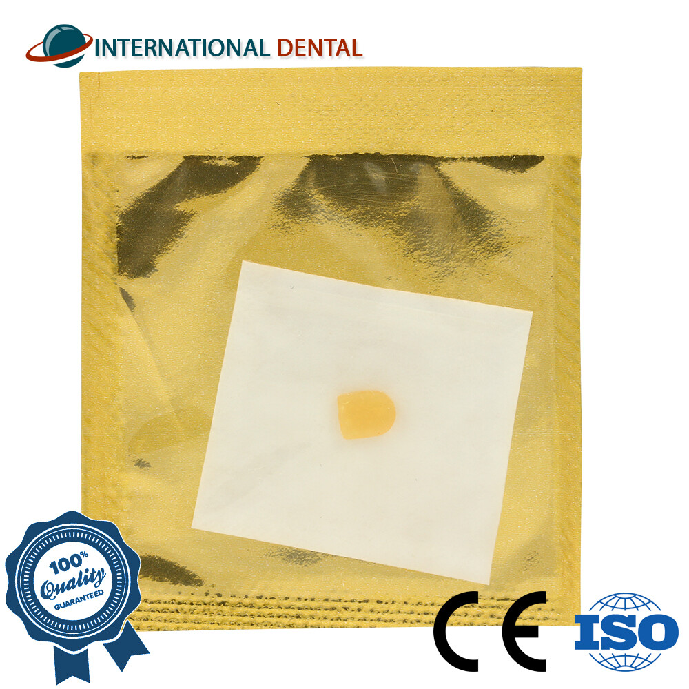 GDT Perifocus Sponge Bi0degrdable Orange-Brown Rectangular Chip Dental 5pcs