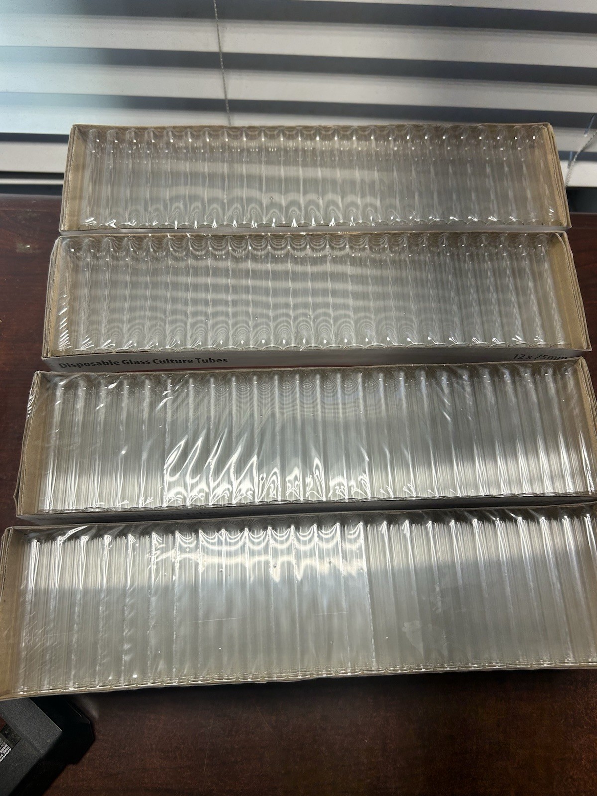 Case Of (1000) Cardinal Health Disposable Glass Culture Tubes 12x75mm