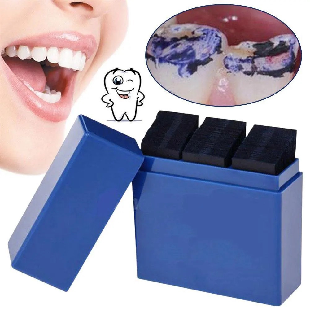 300 Hoja/ caja Dental Dentista Papel Articulado Tiras Azules Herramienta Dientes