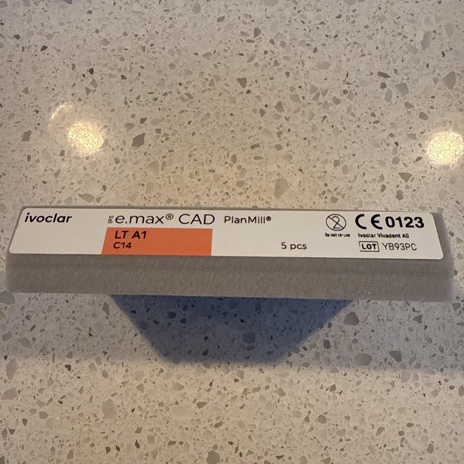 Emax CAD Planmill E4D Blocks LT A1/C14 5-blocks