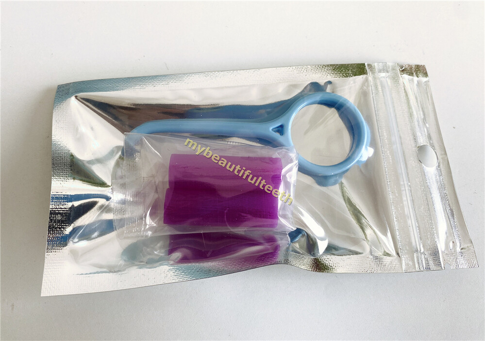 30Pack Dental Aligner Chewies Clear Retainer Tray Retainer Seater Retriever Take