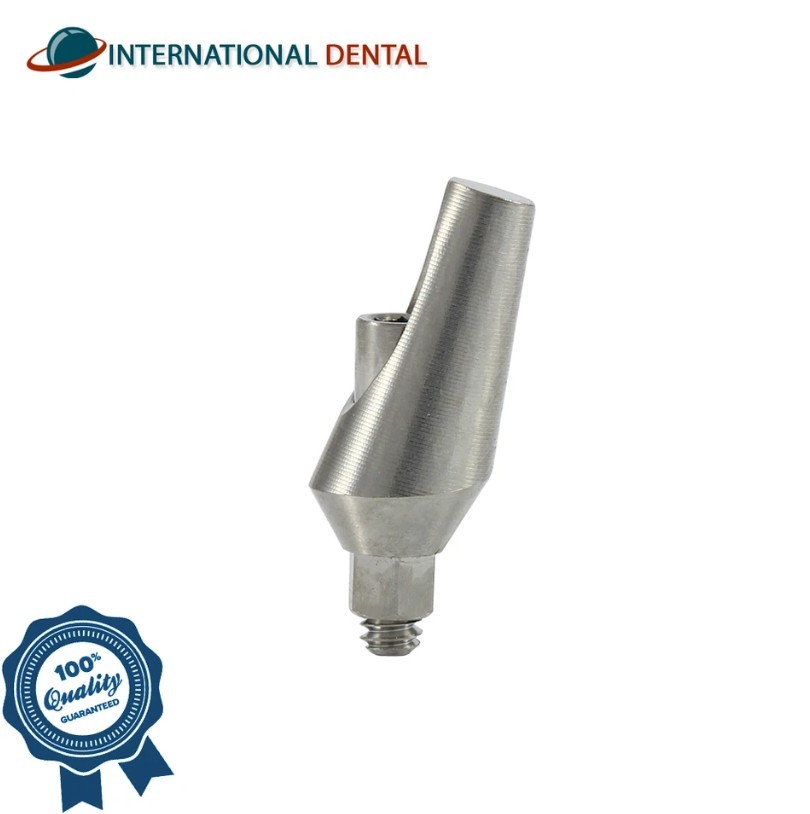 5 Dental Angulated Titanium Prosthetic 15° Slim Platform Int Hex 2.0mm