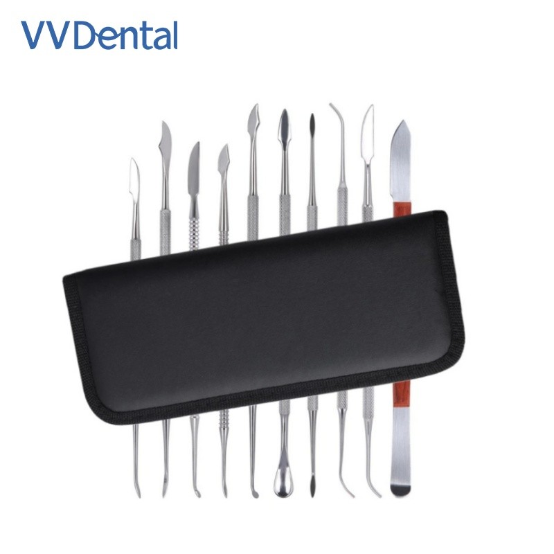 Dental Spatula Plaster Knife Practical Versatile Teeth Wax Carving Tool Set