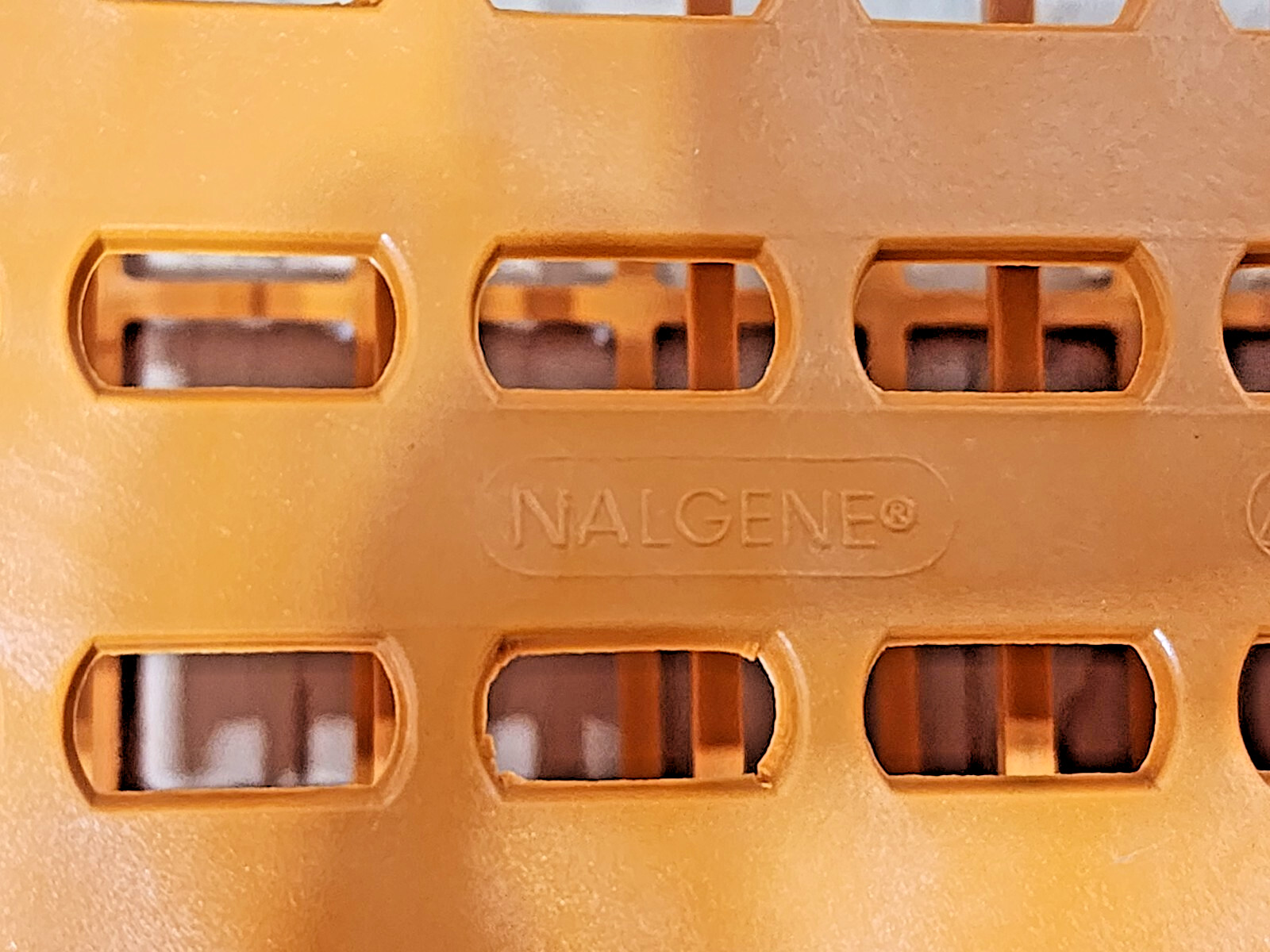 (QTY:1) NALGENE 5970-0116 Unwire Racks of Tubes To Test 16mm Orange