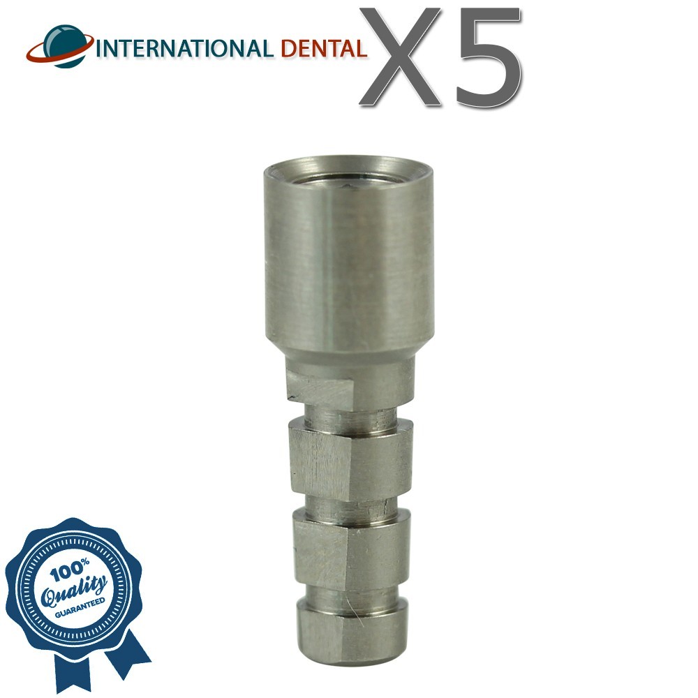 5 Dental Fixture 4.5mm Analog Compatible With Zimmer Bi0met Int Hex Connection