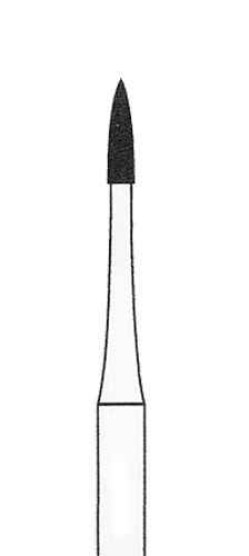 SUPÉR Multi-Use Diamond Burs Flame 889/009F FINE Grit (3 Packs of 10, 30 Burs)