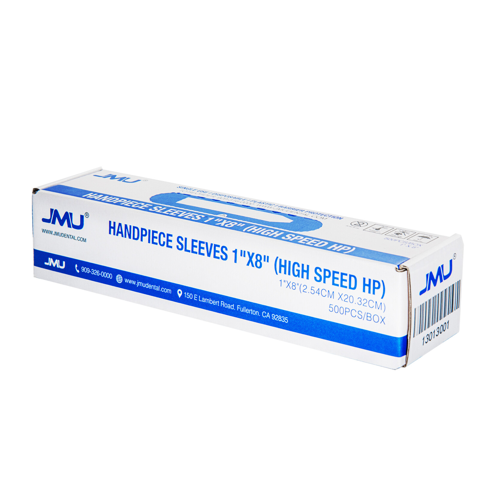500Pcs Disposable Dental High Speed Handpiece Sleeves Clear Plastic Cover 1″X8″