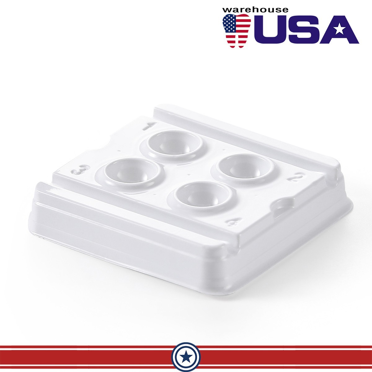 Dental Lab Disposable Mixing Wells Bonding Composite Adhesive 2/4 Holes