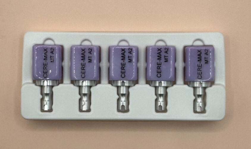 5 Pcs/Box MT C14 A2 Dental Glass Ceramic Lithium Dislicate Cerec Emax CAD CAM
