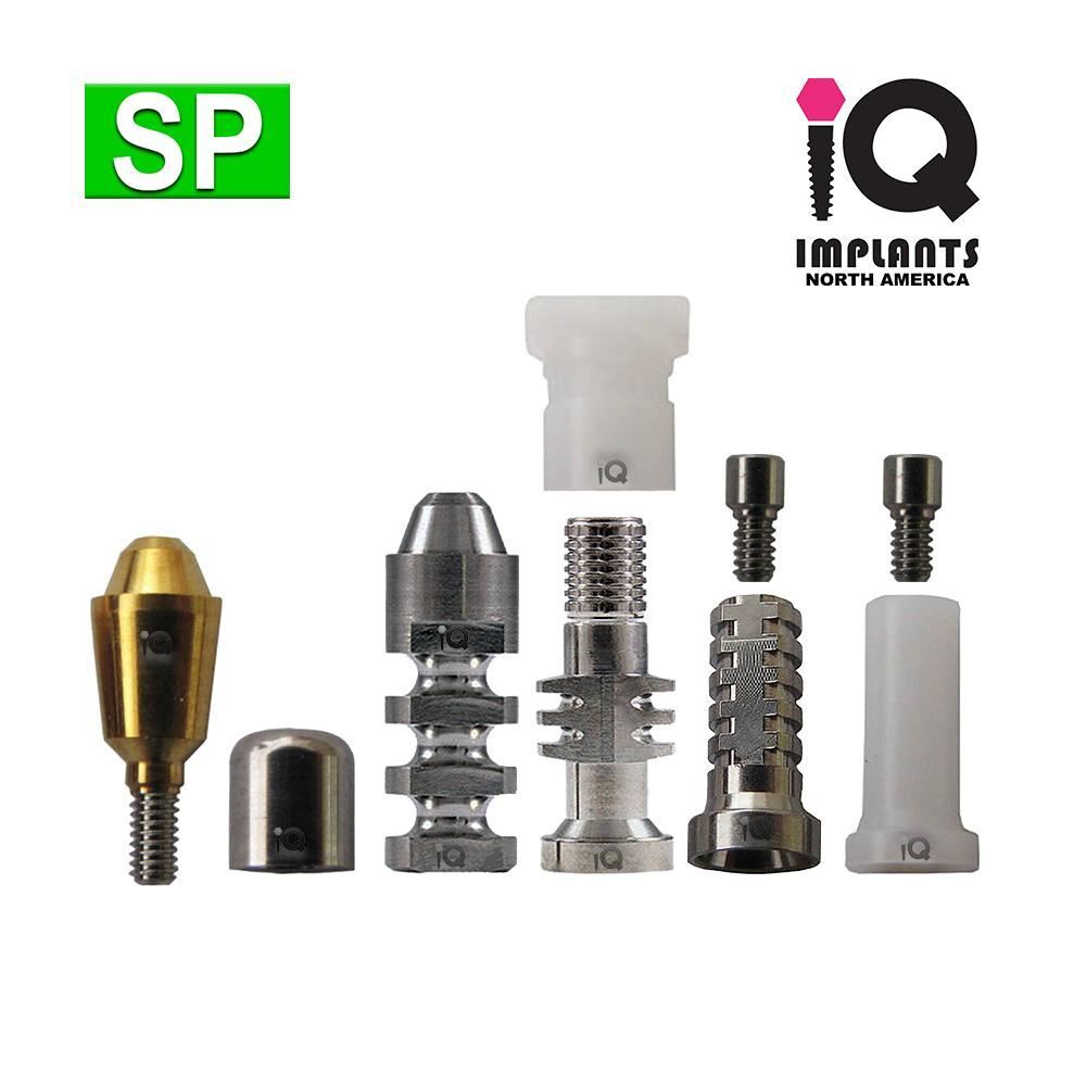 IQ USA Solid Multiunit Straight, 9pcs Premium Kit, 3.5-3.75mm Hex Platform