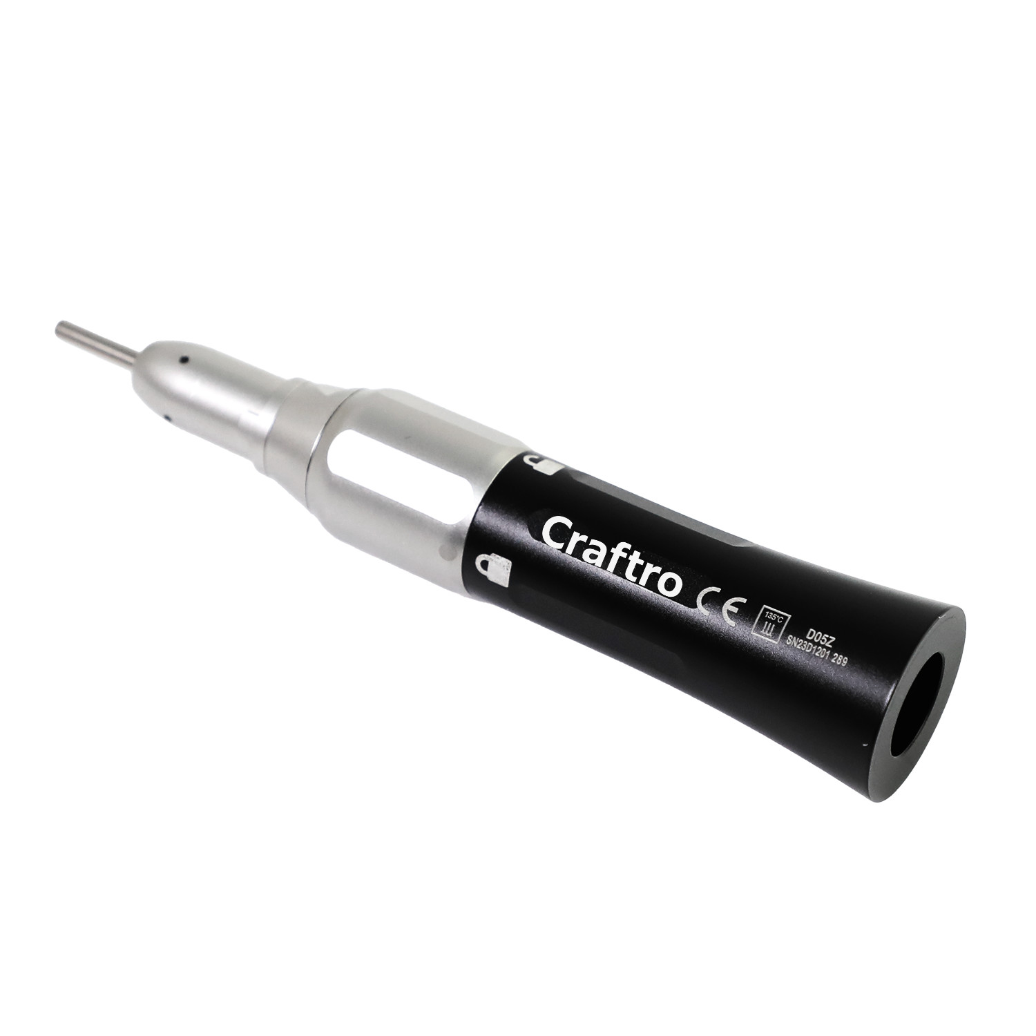 Craftro 35K Dental Lab E-Type Portable Micromotor with Straight Handpiece 3/32”