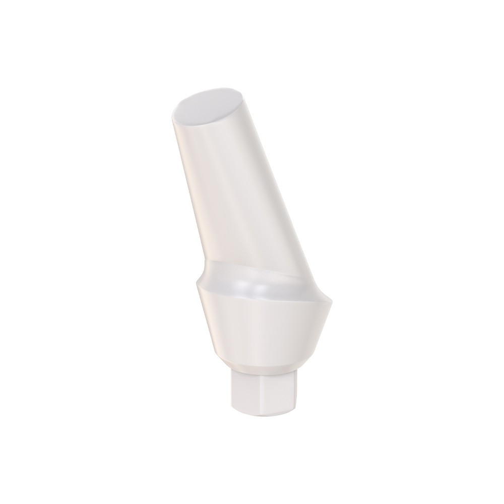5pcs Angulated Abutments Anatomic Peek With Screws 25° Internal Hex