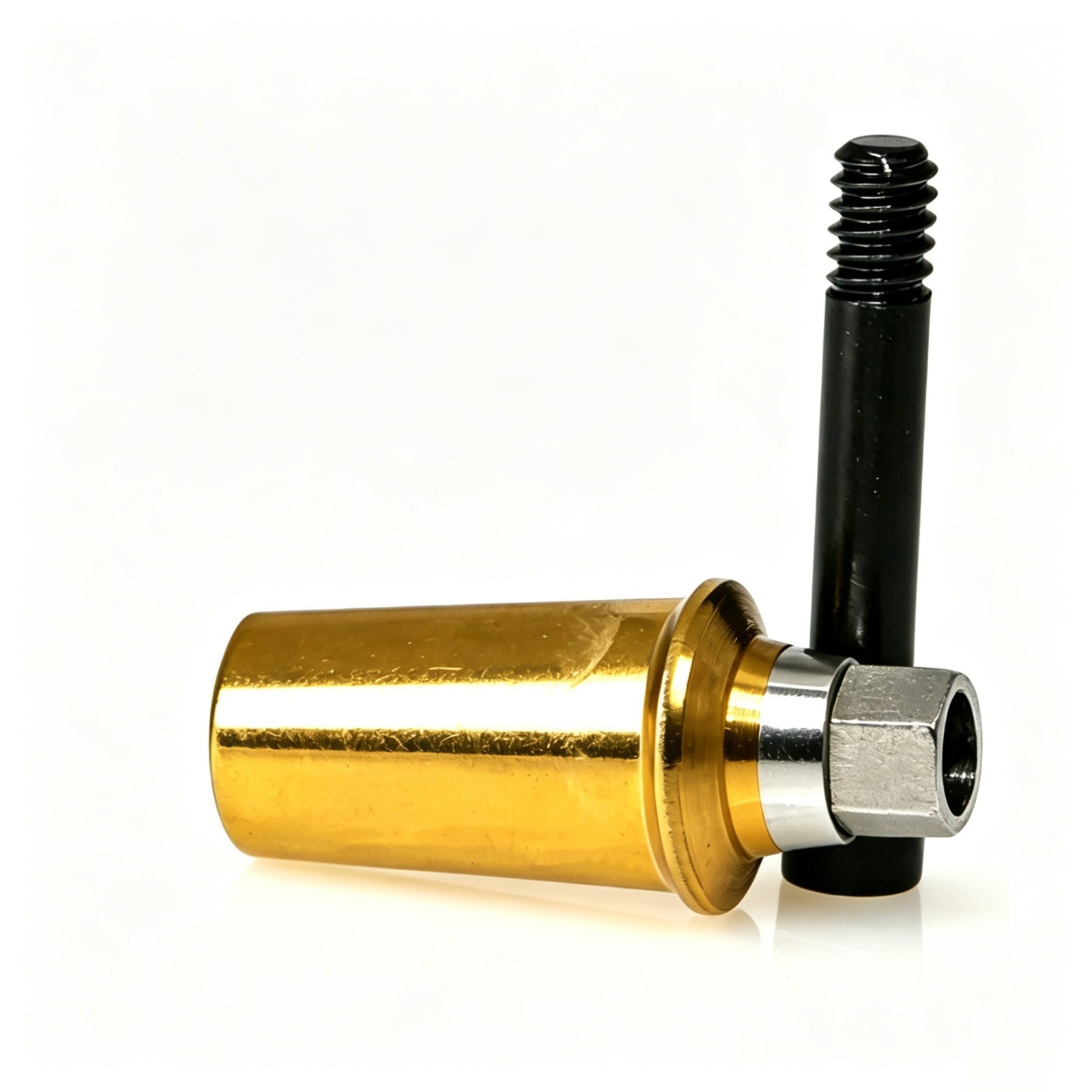 US Dental Straight Titanium Cement Retained Abutment for Crown Fit Hiossen ET/TS
