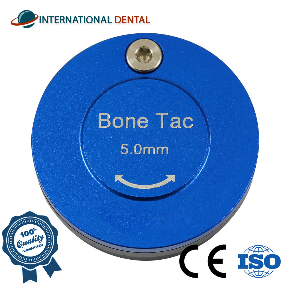 GBR Titanium Bon Tac Screws Blue Case 5.0mm Dental Guided Regeneration System