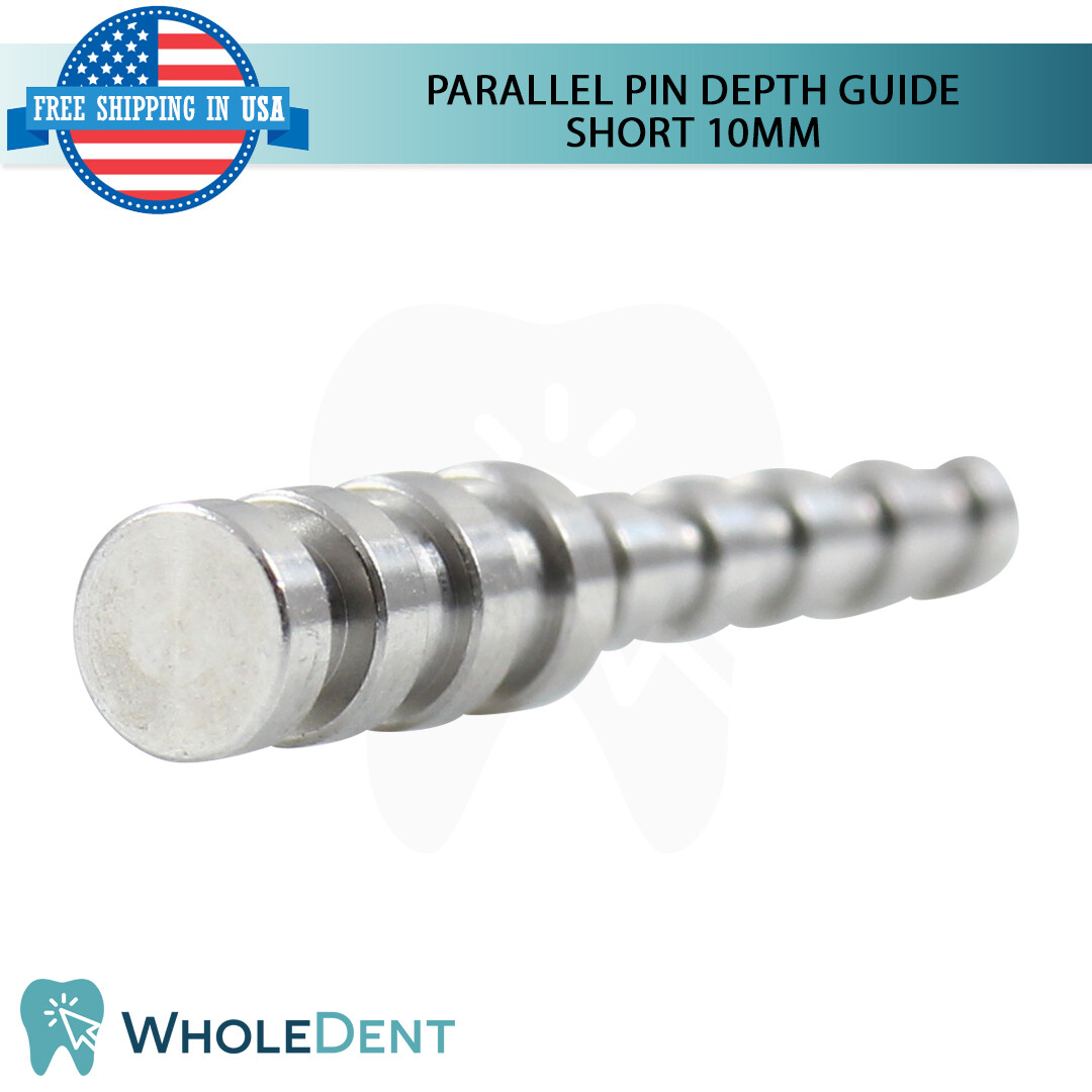 Surgical Parallel Pin Depth Guide Gauge Short Dental Implant Tool Instrument