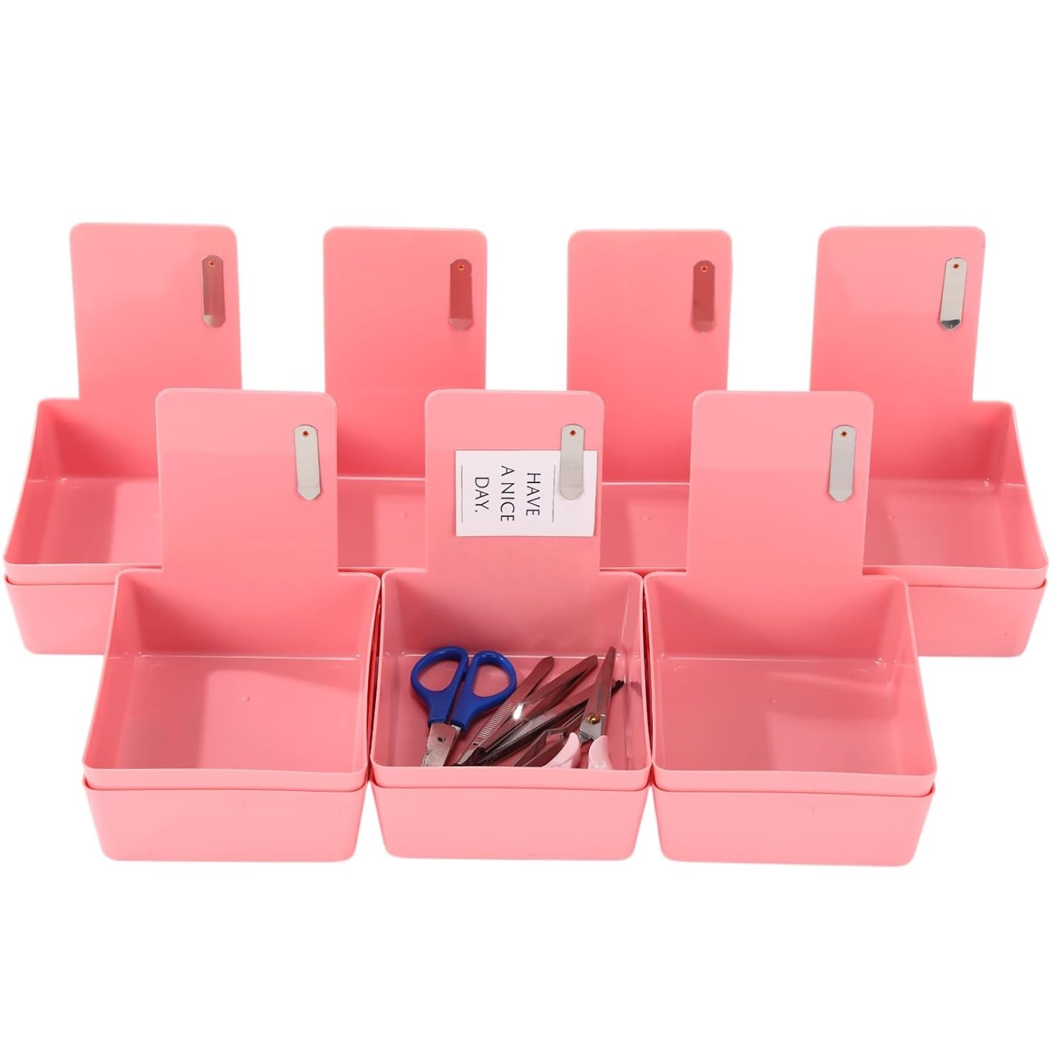 12 Pack Dental Working Lab Pan, Dental Lab Work Case, Medium Plastic Pans