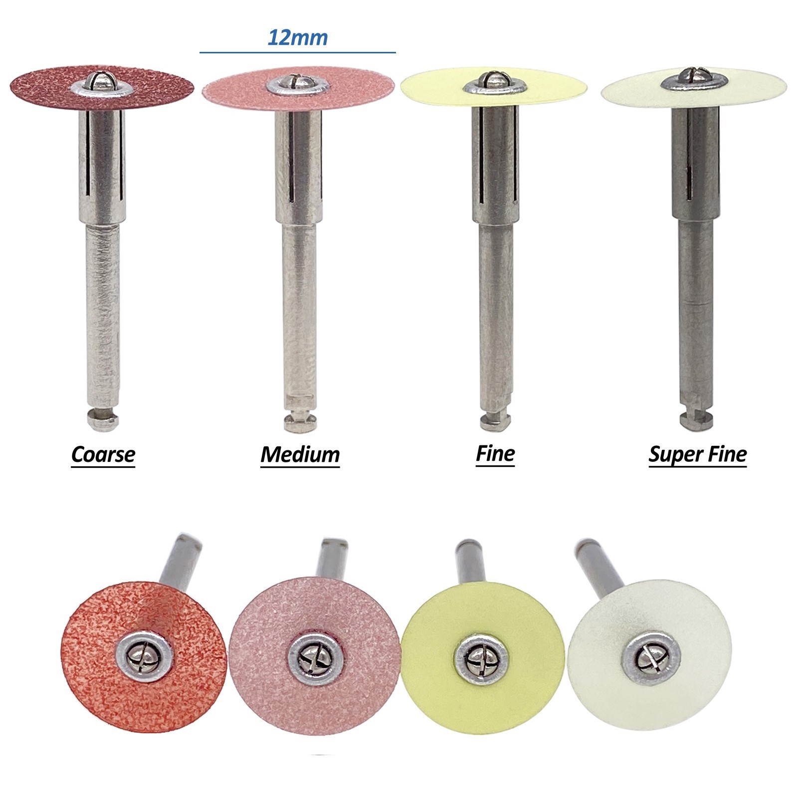 Dental Sof-Lex contouring polishing 2381 Pop-On discs 0.47″ 12mm or Mandrel DC