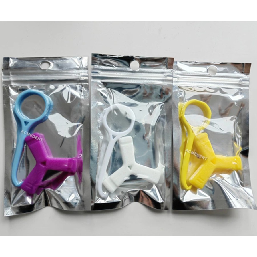 100Packs Dental Aligner Chewies Clear Tray Retainer Seater Retriever Take Off