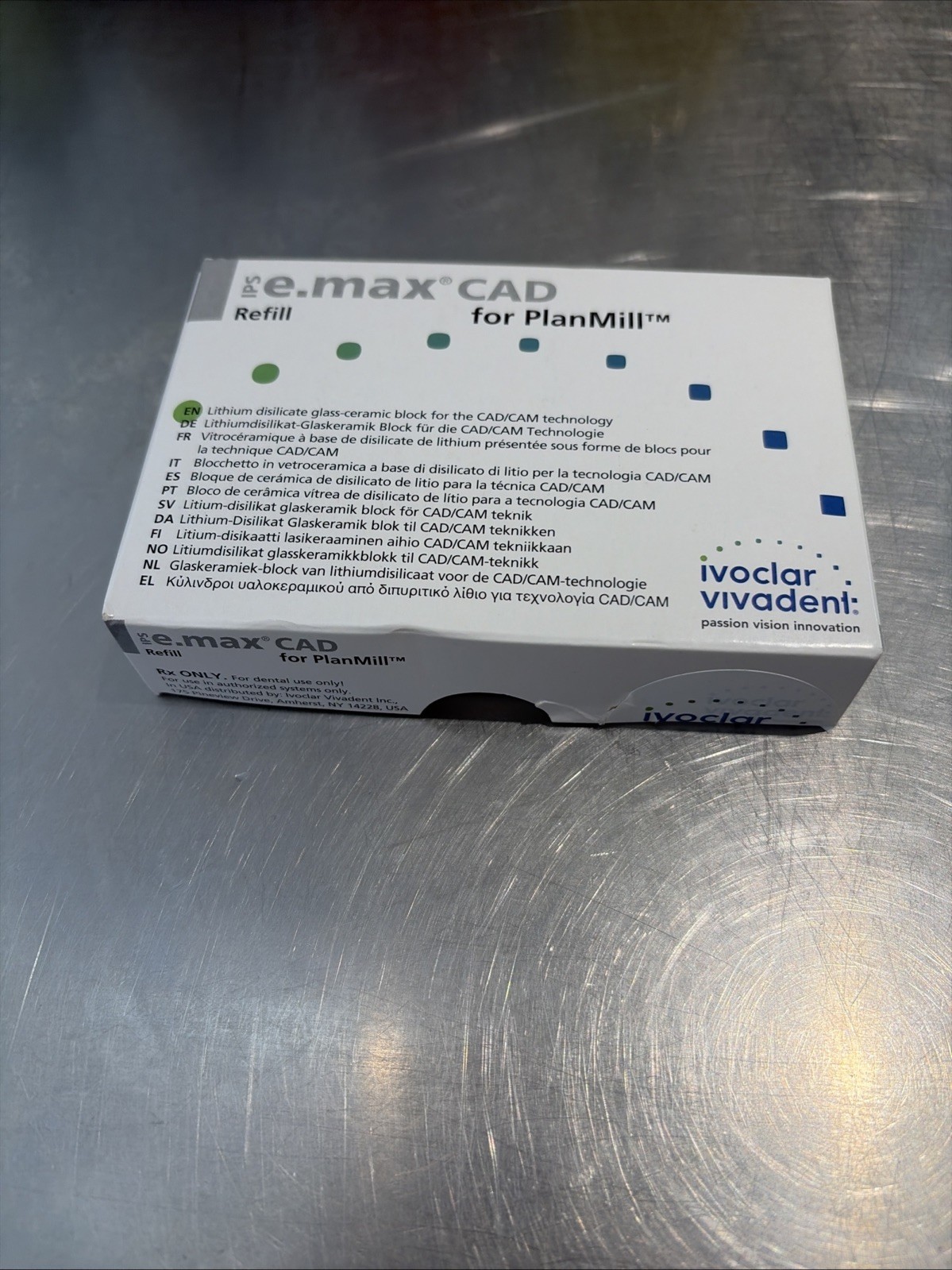 Ivoclar vivadent IPS E.max LT A2/| 12 . 3pcs
