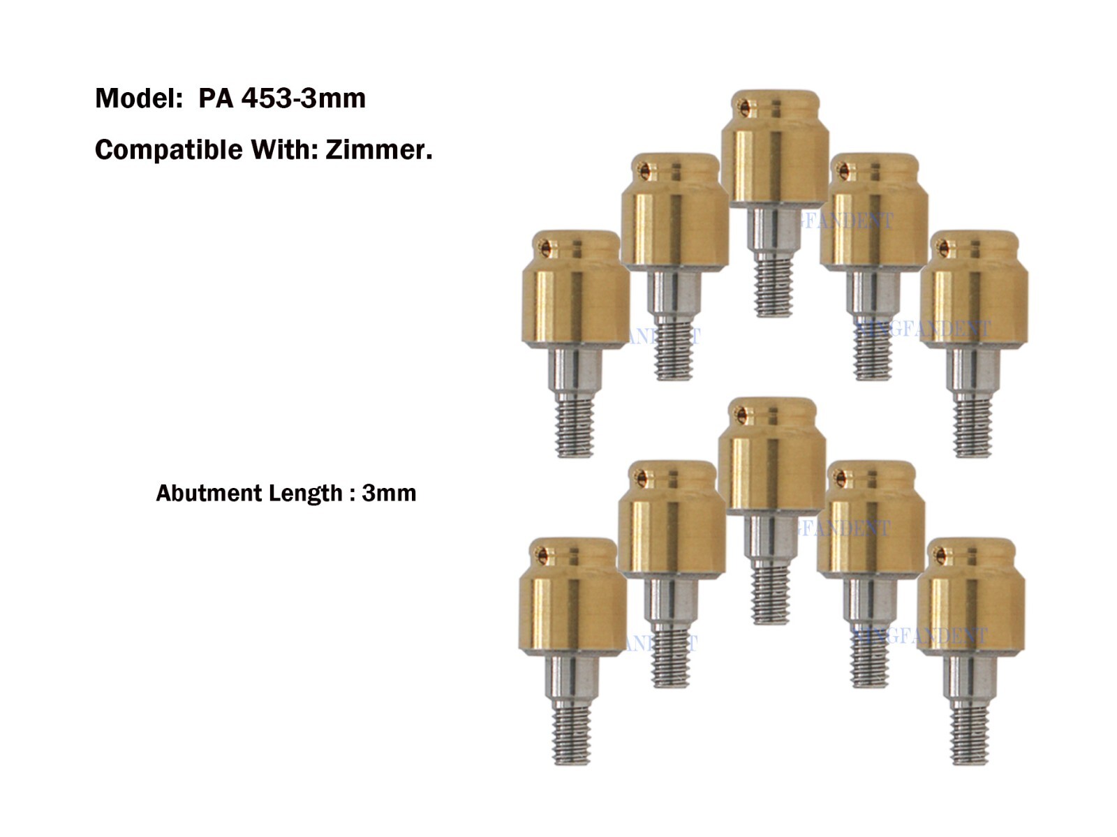 Zimmer Dental Locat0r Implant Abutment Screwdriver,Locat0r Core Tool,Male Cap
