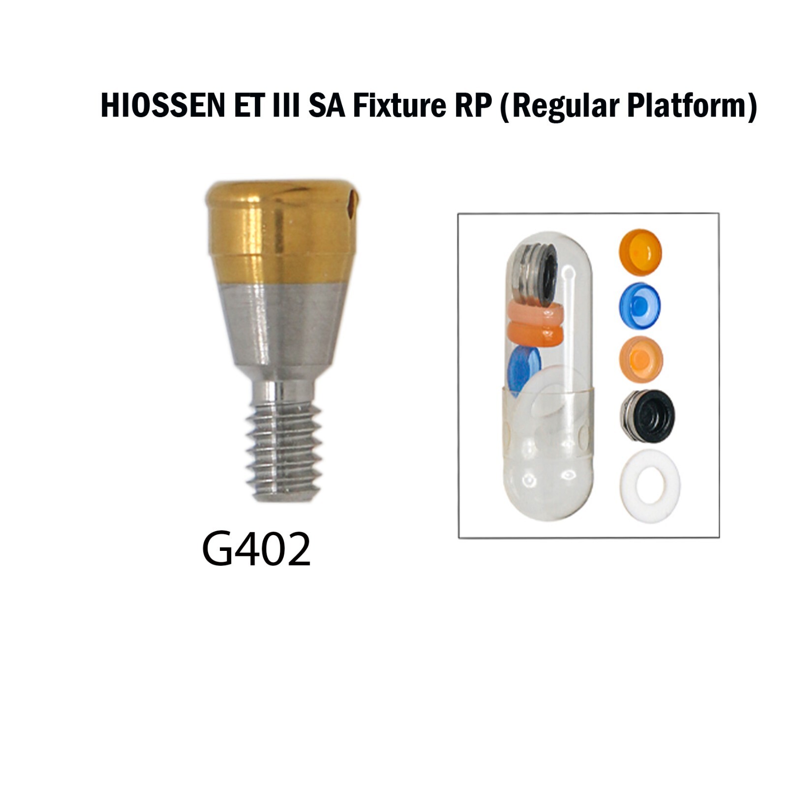 Dental for HIOSSEN ET II/III SA Abutment Attachments 1-7mm Lengths Fixture M/S