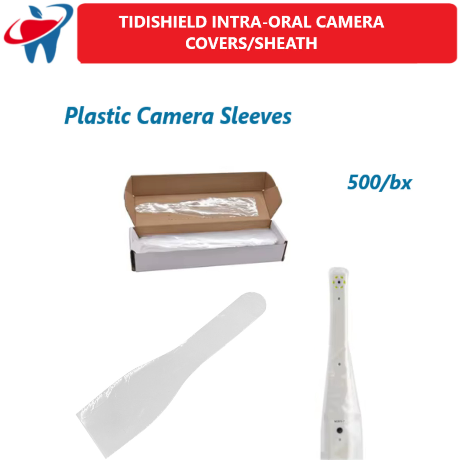 Dental TidI Camera Sheath Suni-Cam, IntraOral Camera Sheath Sleeve B-201, 20969