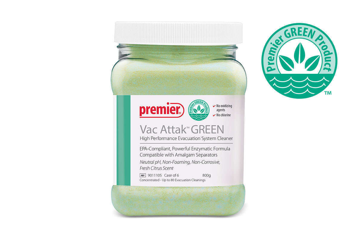 PREMIER GREEN VAC ATTAK, 800g/JAR, 6 JARS, 9011105