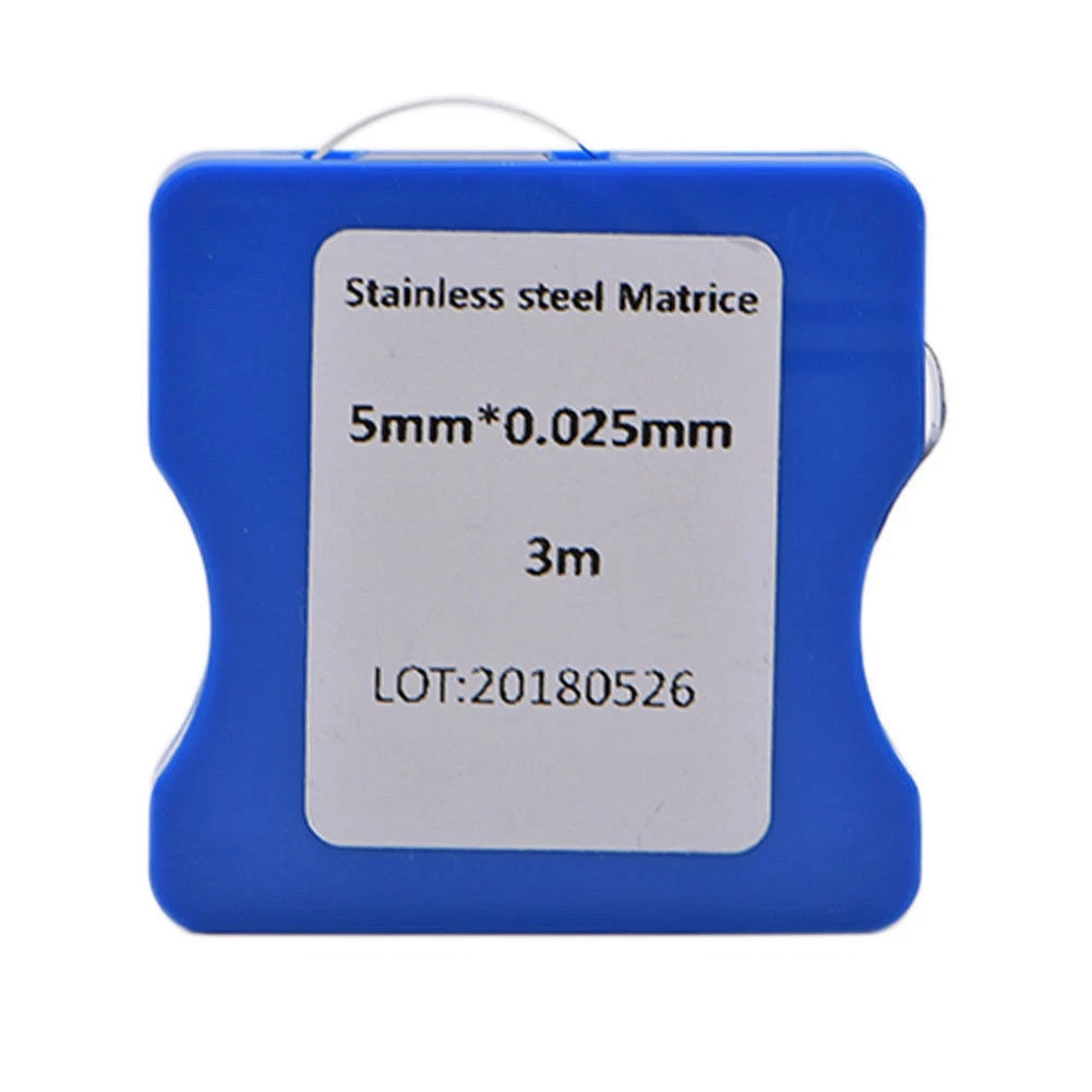 Dental Stainless Steel/Resin Light Cured Matrice Matrix Restoration Bands Strips
