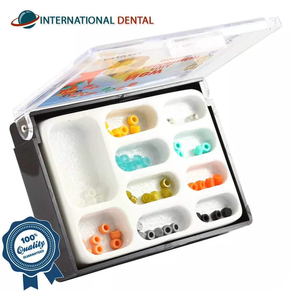 Dental Fixture Micro Full Assortment Kit Silicone Cap For Ball Attachment Large