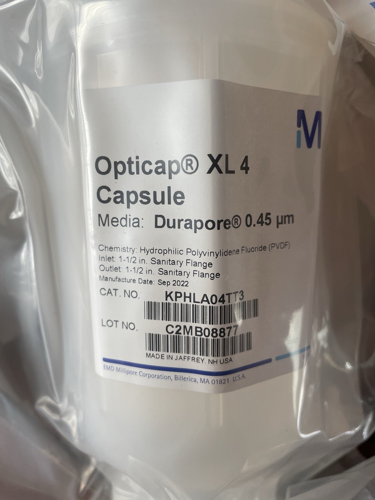 Millipore Opticap® XL4 Durapore® 0.45 µm Capsule Filter