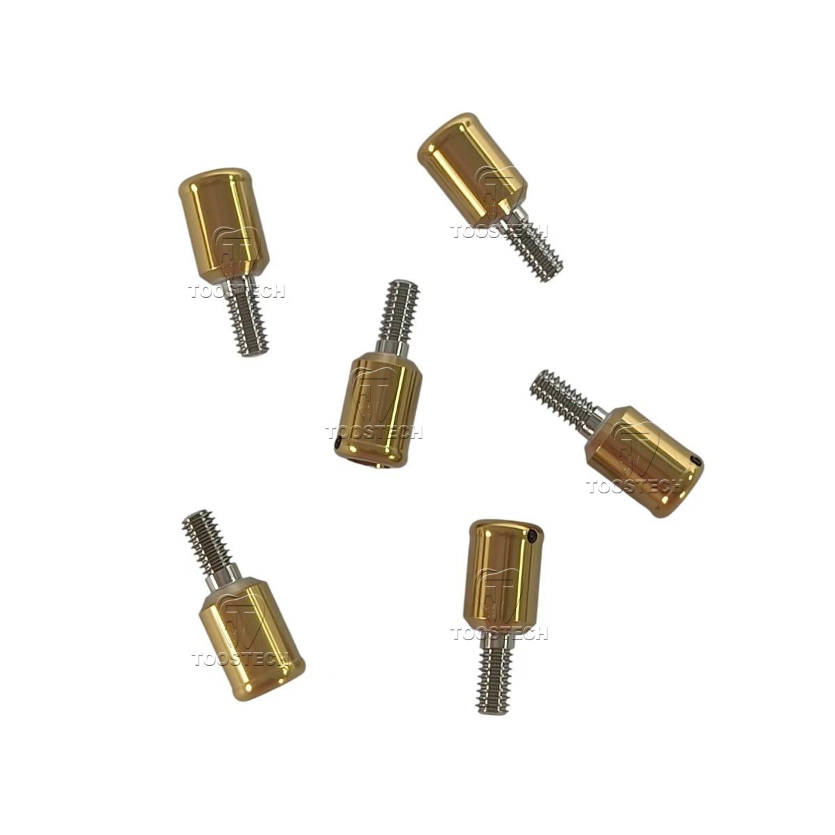 Overdenture locator Abutment fits to Zimmer Tapered Screw-vent 3.5 GH0.5~7.5mm