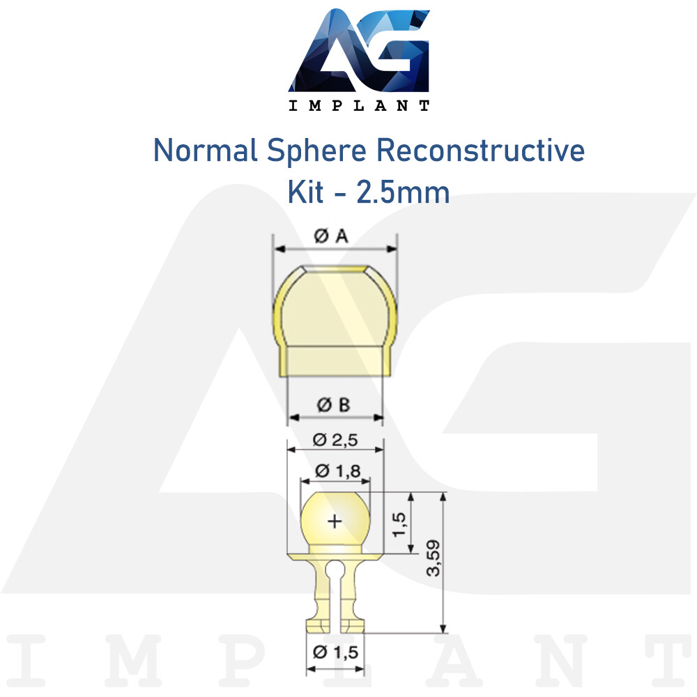 Normal Sphere Reconstructive Kit Ball Attachment Restoration Dental Rhein83
