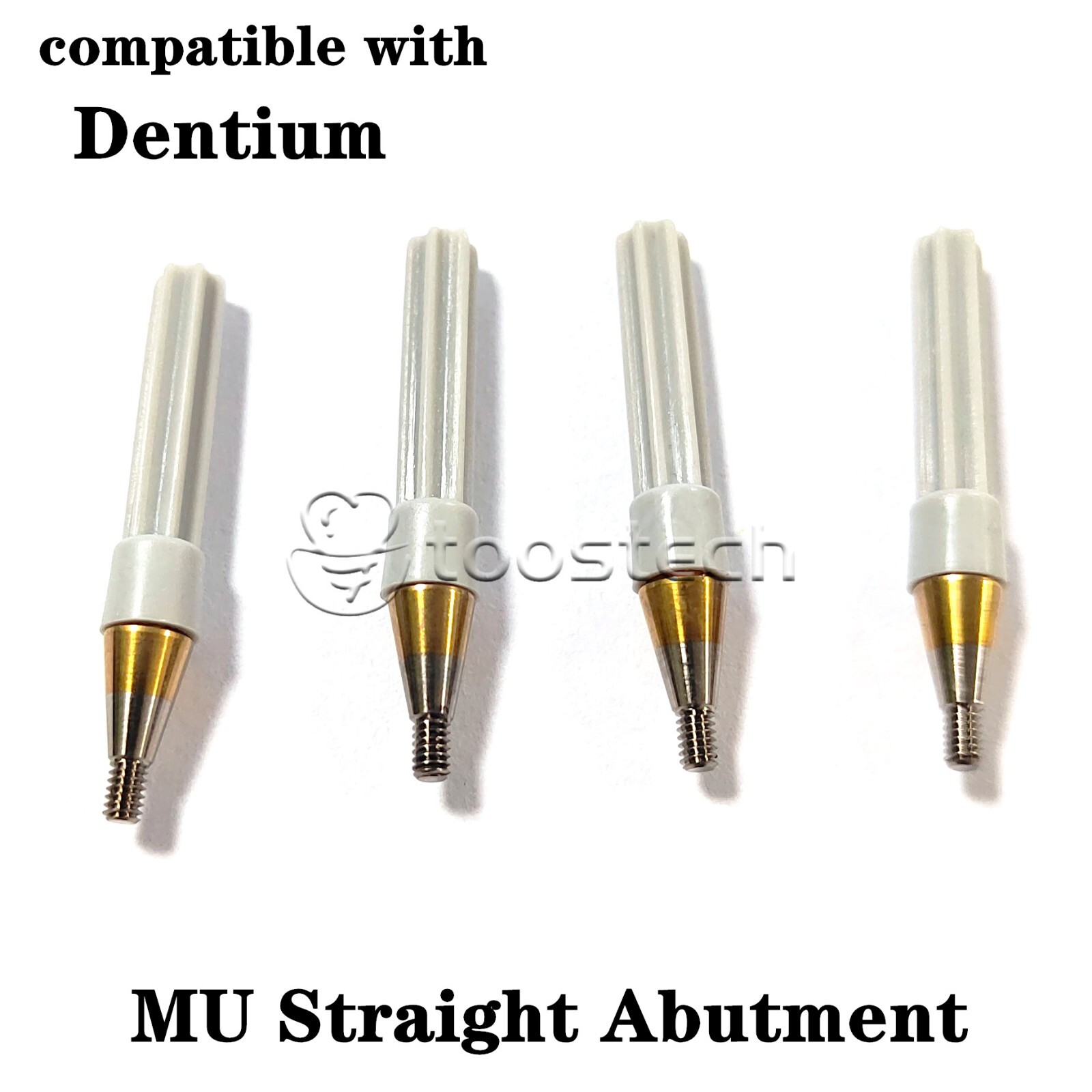 MU straight abutment compatible with Den-tium superline platform D4.5/D5.5