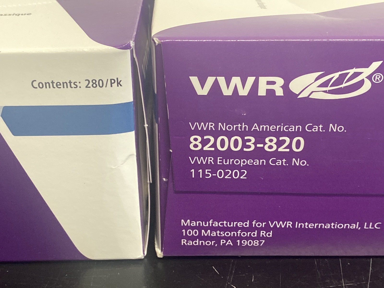(560) AVANTOR VWR Light-Duty Fiber Tissue Wipers 4-1/2” x 8” 2x 280/Pk 82003-820
